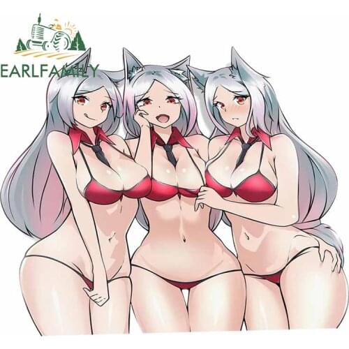 EARLFAMILY 13cm x 10.8cm for CERBERUS Car Stickers Sunscreen Fashionable Decals Scratch-Proof Caravan Laptop Decor Car Label