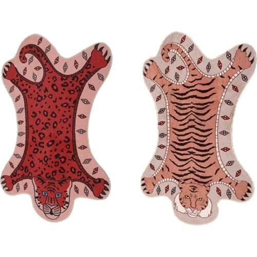 Kids Play Game Mats Tiger Carpet Rugs Mat Cotton Floor Carpet For Kids Room Decoration INS Baby Gifts