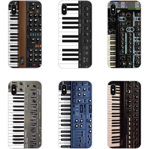 For Huawei G7 G8 P7 P8 P9 P10 P20 P30 Lite Mini Pro P Smart Plus 2017 2018 2019 Silicone Shell Covers Keyboard Synthesizer Music