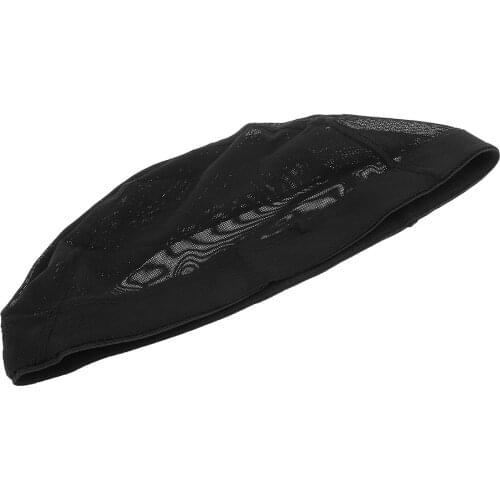 Elastic Hair Cap Costume Mesh Net Making Wig Spandex Snood Hairnet Hat Black
