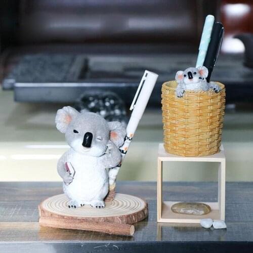 Animal Shape Eyeglasses Holder Retainer Spectacle Display Stand Resin Koala Glasses Holder Adorable Sculpture Home Decoration