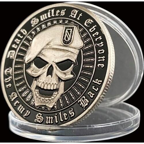Skull Collection Coin Silver American Department Of States Non-Currency Coin