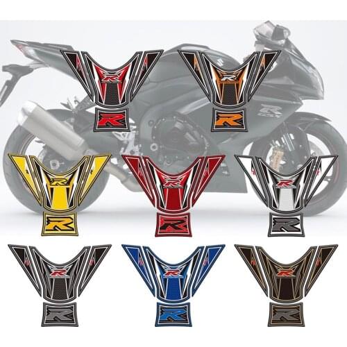 Motorcycl Fishbone Protector Sticker 3D Rubber sticker Motorcycle Tank sticker For Suzuki GSXR 1000 2009 2015