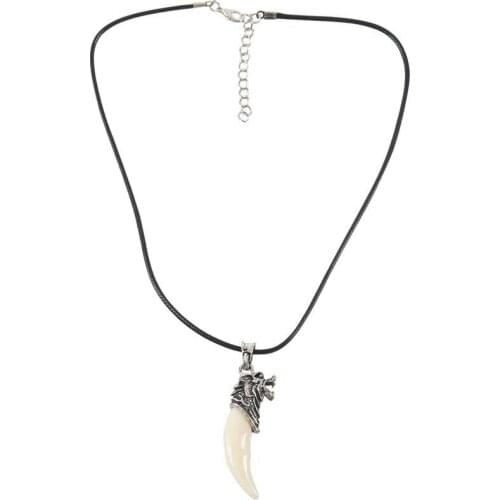 Man Wolf Tooth Necklace Jewelry Steel Titanium Domineering Wolf Tooth pendant necklace