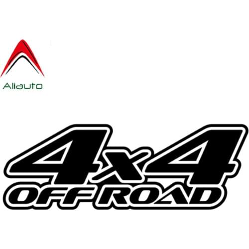 Aliauto Personality Car Sticker 4x4 Off Road Auto Decorative Waterproof Vinyl Decal for Mitsubishi Lada Jeep JDM Polo,28cm*10cm