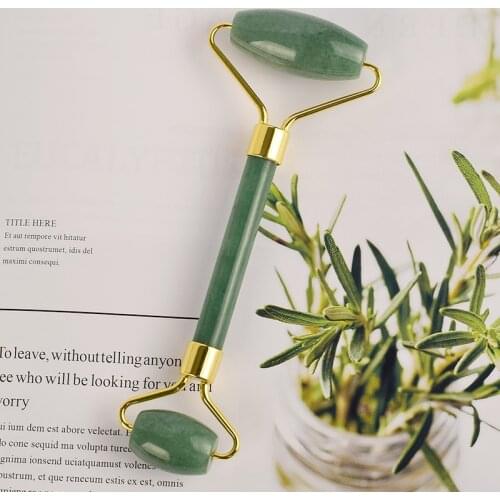 Natural Jade Face Roller Crystal Stone Body Massager Anti Wrinkle Cellulite Face Lift Slimming Skin Health Care