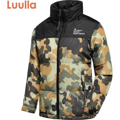 Men 2020 Winter Autumn New Outwear Camouflage Hooded Thick Parkas Jackets Coat Men Fashion Casual Loose Fit Hat Parka Jacket Men