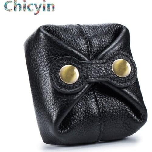Lovely Japanese And Korean Coin Purse Wallet Soft Leather Mini Key Womens Coin Lipstick Storage Bag Bean Bag