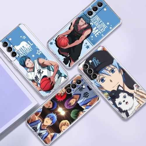 Transparent Case for Samsung Galaxy S20 FE S21 S10 S9 Plus S8 S10e Note 20 Ultra 10 Lite 9 Soft Kuroko No Basket Anime Capas
