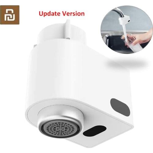 2021 Youpin xiaoda Smart Sensor Faucet Infrared Sensor Automatic Water Saver Tap Anti-overflow Kitchen Bathroom Inductive Faucet