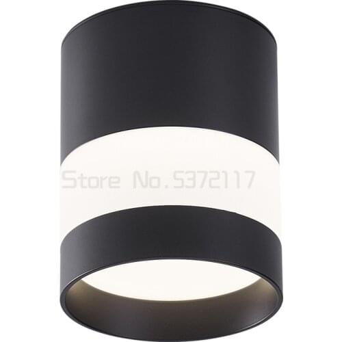LED surface mounted downlight ceiling free living room corridor desk lamp modern simple circular downlight