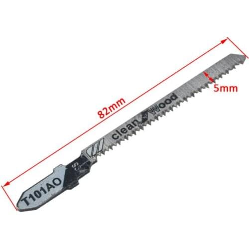T Shank High Carbon Steel Clean Curved Cutting Jig Saw Blade Wood Plastic Cutter