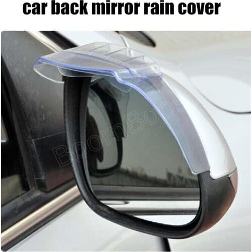 Universal Plastic car Rearview Mirror Rain Shade Rainproof Blades Car Back Mirror Eyebrow Rain Cover 2Pcs/pair hot sale