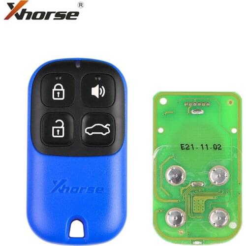 XHORSE XKXH01EN Universal Remote Key 4 Buttons for VVDI Key Tool English Version 5pcs/lot