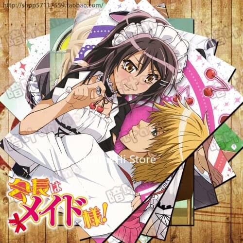 10 pcs/set Anime Kaichou wa Maid-sama! posters Ayuzawa Misaki Usui Takumi wall pictures for Colletion A3 42x29CM Stickers