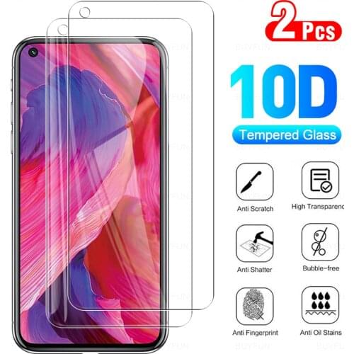 2Pcs Full Cover Protective Glass For OPPO A54 5G Glass Screen Protector Film For O PPO A 54 54A OPPOA54 2021 6.5" Phone Film