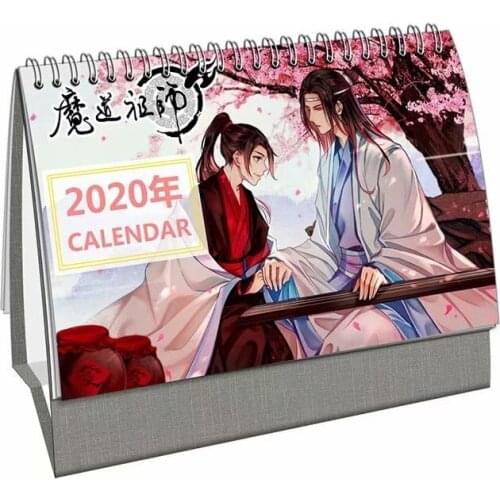 2020 Grandmaster of Demonic Cultivation Desk Calendar Table Calendars Daily Schedule Planner Cosplay Accessories Boy Girl 1 pcs