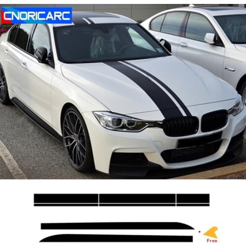 Car Styling Performance Sports Vinyl Decals Hood Roof Tail Body Decorative Stickers For BMW F32 F34 F21 F20 F30 F10 F32 M3 M5