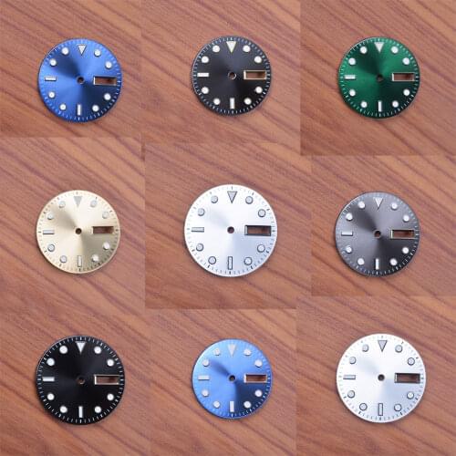 28.5mm Luminous Dial Fit NH36 NH36A Movement Watch Accessories Sterile Dial