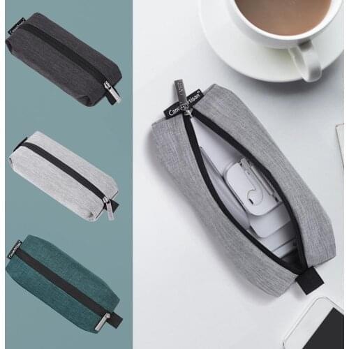 Digital Travel Organizer Case Portable Digital USB Data Cable Pouch For Headphones Storage Bag Digital Case Zipper Accessories