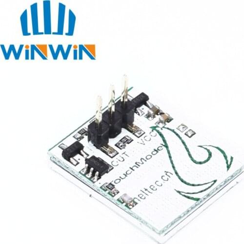 DC 3V 5V 6V Capacitive Touch Switch Button RGB LED Sensor Switch Module HTTM DIY Electronic Board Multi Color Anti-interference