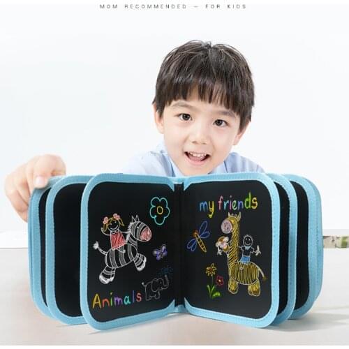 Childrens sketchpad graffiti tablets portable double-sided erasable water chalks can be used for painting this home