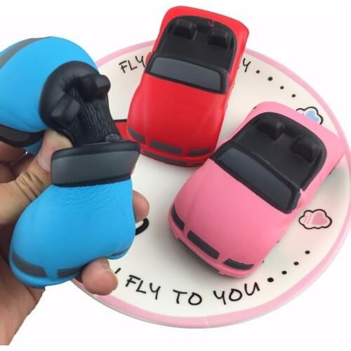11CM Car Squishy Toy For Children Stress Relief Slow Rising Squeeze Antistress Funny Gadget Entertainment 2018 New Wholesale