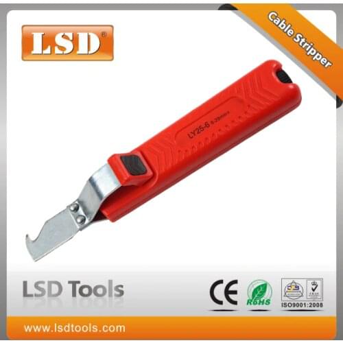 LY25-6 wire stripper tool Cable Stripper with Hook Blade diameter8-28mm , Cable Knife