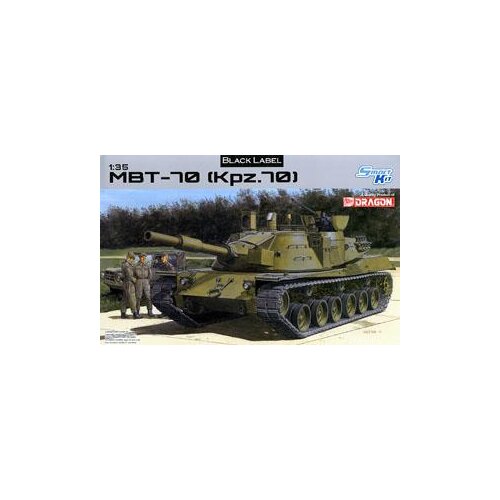 1/35 scale model Dragon 3550 MBT-70 (Kpz.70) main battle tank prototype car