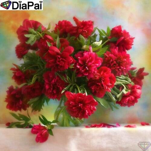 DiaPai Diamond Painting 5D DIY 100% Full Square/Round Drill "Flower landscape" Diamond Embroidery Cross Stitch 3D Decor A24578