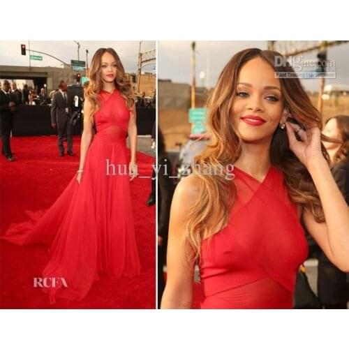 Height custom sexy Celebrity Dress Film Festival Red Carpet Dresses with Tail chiffon Hole Back Slit Side Evening Gowns 2021