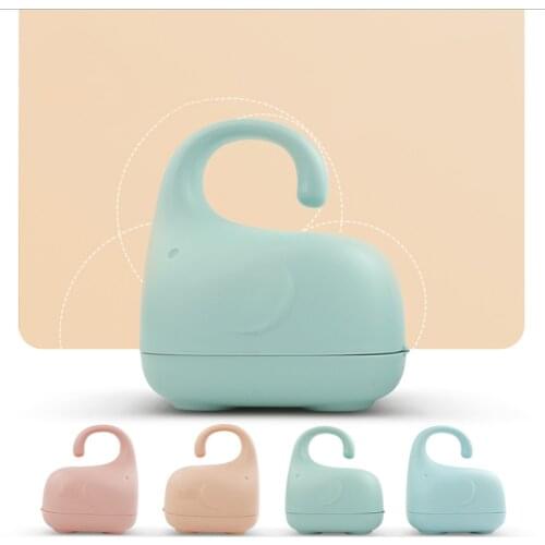 Portable Baby Pacifier Box Dustproof Cute Elephant-Shaped Pacifier Snack Travel Storage Box Safe PP Nipple Holder Case
