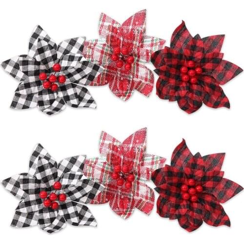 Christmas Theme Party Exquisite Flower Ornament Decoration Christmas Flower Home Indoor And Outdoor Decoration