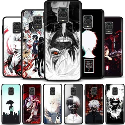 Tokyo Ghoul Anime Silicone Case For Xiaomi Redmi Note 9 8 7 Pro 9S 9T 9C 9i 8T Fundas Bumper Soft Black Cover