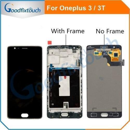 10pcs TFT LCD Display For Oneplus 3 3T A3000 A3010 LCD Display Touch Screen Digitizer Assmebly For Oneplus 3T Replacement Parts