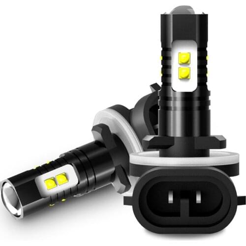 2pcs H27W/2 881 Led Bulbs Fog Lights for Cars Led Fog Driving Lamp High Lights Car Light Sourse 6000K White H27W H27 Led Canbus