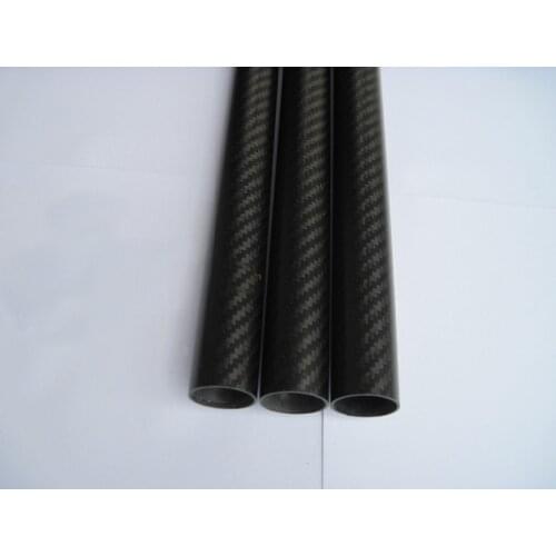 50*44*1000mm Big & Thick High Quality 3K Carbon Fiber Tube RC Airplane Paramotor