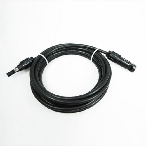50 PCS/Lot 5m 4.0mm Extension Cables with Solar Mounted Connectors for Solar Panels and Solar Power Systems