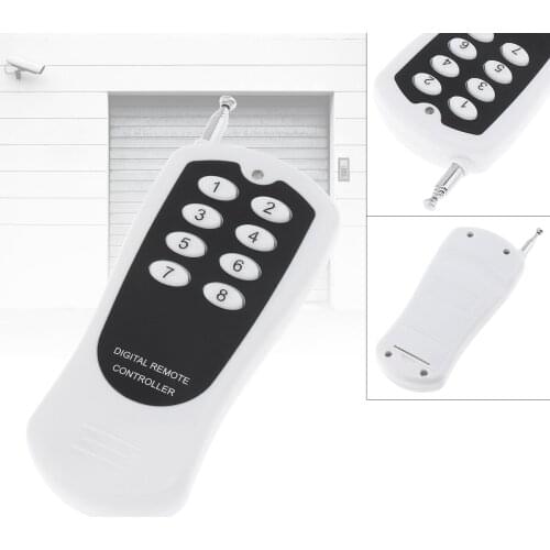 433MHz High Power Wireless Remote Control with 1000 Meters Long Distance and 8 Button Remote Control for High Power Equipment