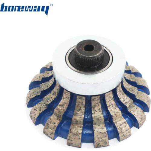 BOREWAY Supply O20*D80*M8/M10/M12 Diamond Profiling Router Milling Cutting Tool For Slab Application On Portable Machine