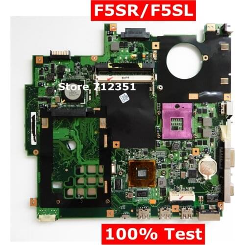 F5SR F5SL HD3470 Graphic Card Mainboard REV2.1 For ASUS F5SR F5SL X59SR X59SL F5Q54SL-SL Laptop Motherboard 08G2005FS21J Test OK