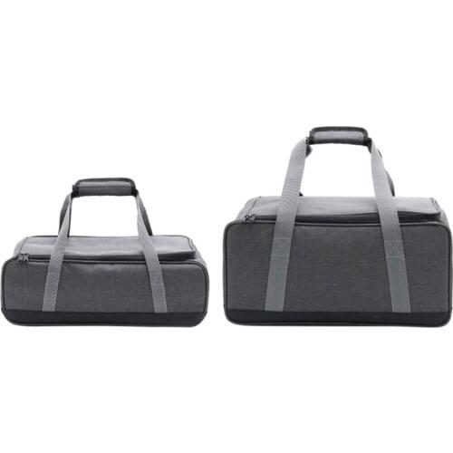 Picnic Basket Outdoor Camping Cookware Storage Gas Stove Gas Canister Pot Carry Bag Storage Handbag
