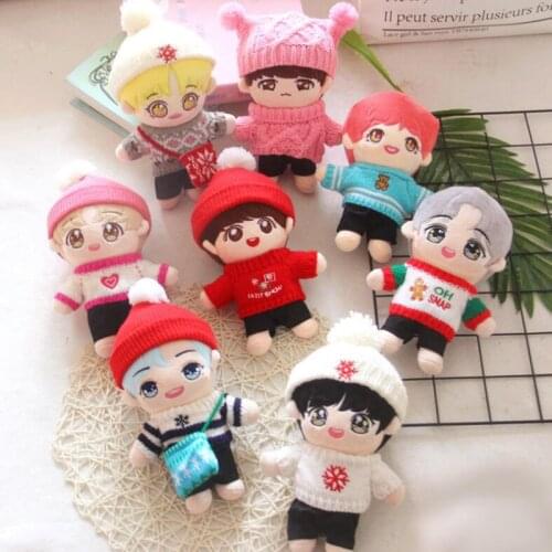 22cm Kpop Doll Plush Toy Boys Doll Stuffed Toy Pillow Superstar Doll Boys Soft Doll Toy Christmas Gift