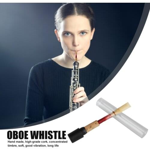 Handmade Soft Oboe Reed Natural Oboe Whistle Wind Instrument Parts Accessories Reeds Oboe Cork Whistle Woodwind