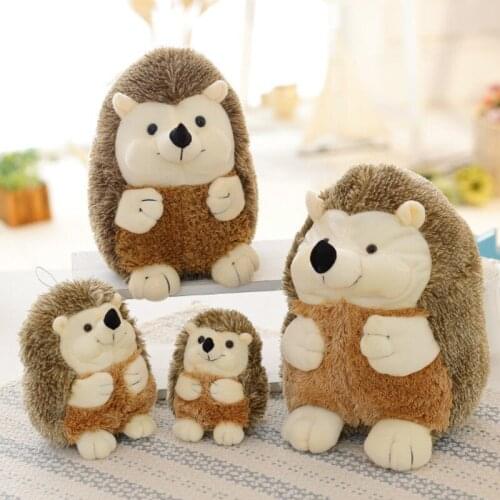 The New Simulation Animal Plushies Toy Hedgehog Doll Stuffed Pillow for Girl Birthday Gifts