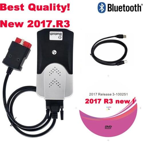2021 New Vci 2017.R3 with Keygen Software Diagnostic Tools for Delphis Car/Trucks OBD2 OBD Auto Professional Scanner