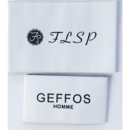Customized very high quality woven label for clothes