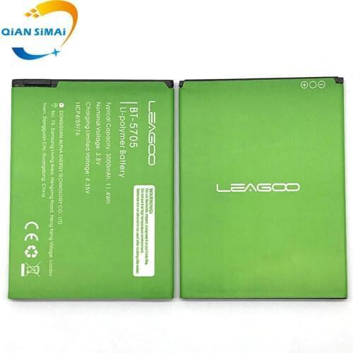 QiAN SiMAi 3000mAh New 100% high quality BT-5705 BT 5705 BT5705 battery for Leagoo M9 pro mobile phone in stock + track code