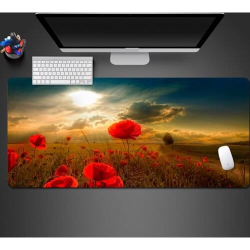 Gorgeous Sea Of Flowers 3D Sense Of Reality High Quality Popular Computer Mousepad Unique Personality Style Of Large Desktop Pad