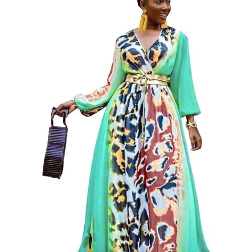 Spring Autumn Long Sleeve Africa Clothing 2021 African Long Dresses For Women Fashion Africaine Robe Maxi Dress Africa Clothes